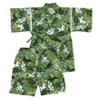 [Pre-Order] Boys' Jinbei Set: Dinosaur Pattern 2-Piece Set (Breathable Lace) (Save 50% in January)