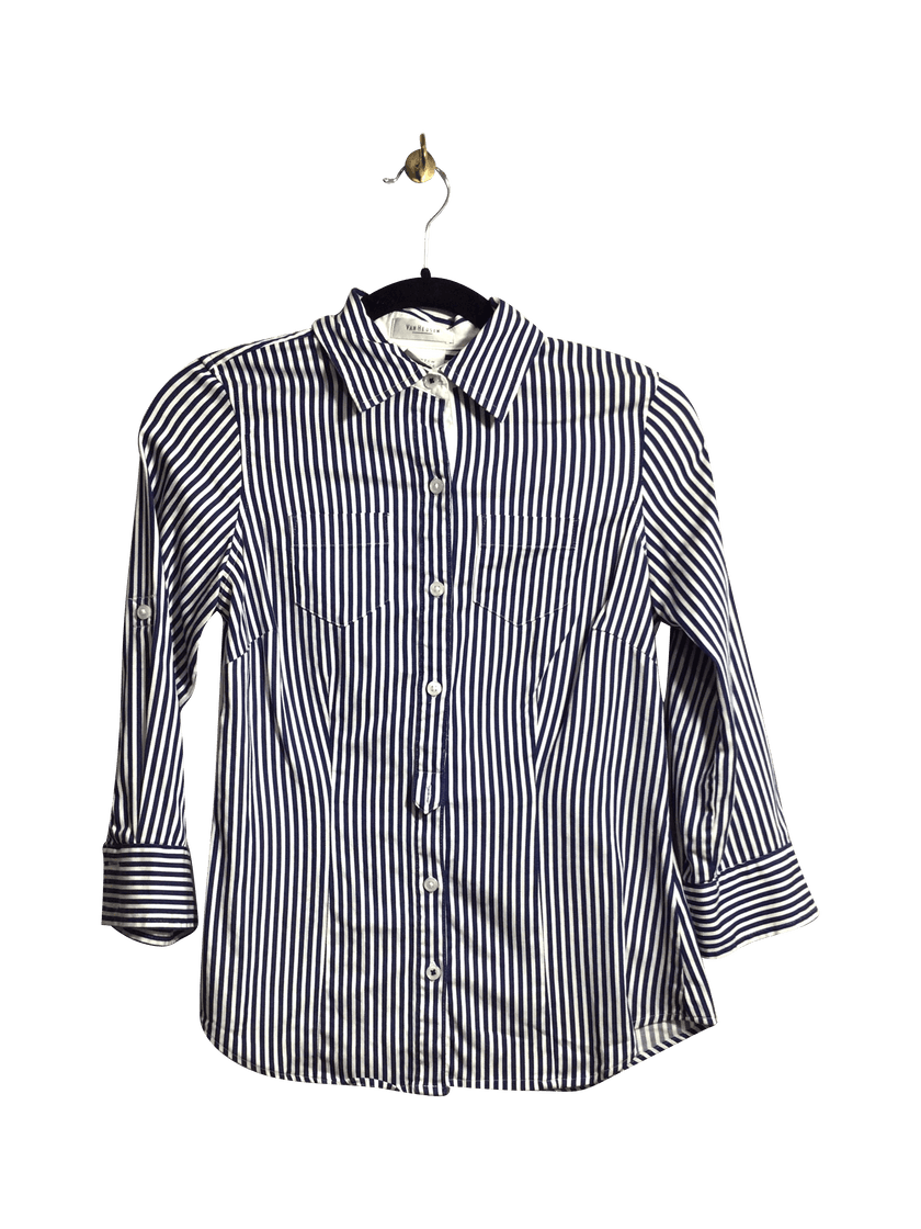 VAN HEUSEN Women Button Down Tops Regular fit in Blue - XXS