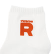Team Rocket (Japanese) Mid-Length Socks White