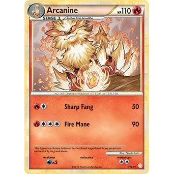 Arcanine - 1/123 (HeartGold & SoulSilver) (001/123) (PR)