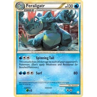 Feraligatr - 20/123 (Cosmos Holo) (020/123) (PR)