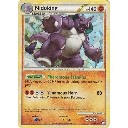 Nidoking - 6/102 (Cracked Ice Holo) (006/102) (PR)