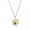 Cute Animal Dog Paw Personalized Custom Projection Necklace