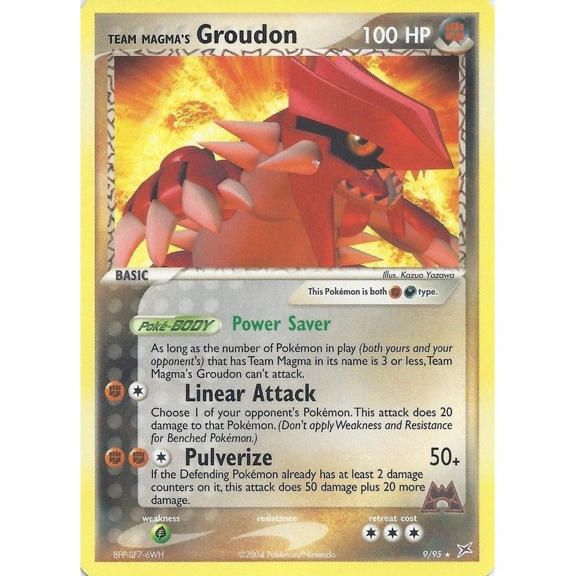 Team Magma's Groudon - 9/95 (EX Team Magma vs Team Aqua) (009/095) (PR)