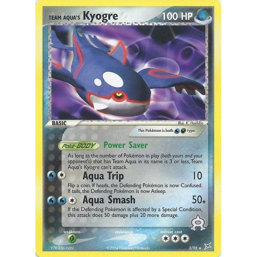 Team Aqua's Kyogre - 3/95 (EX Team Magma vs Team Aqua) (003/095) (PR)