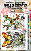 AALL and Create - A6 Stamp Set - Tangerine Wings