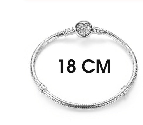 S925 Silver Fashion Bracelet – Smooth Cufflinks Basic Chain Bracelet (11 Styles)