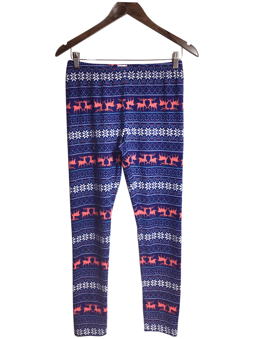 PINK ROSE Women Activewear Leggings Regular fit in Blue - M