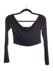 SHEIN Women Crop Tops Regular fit in Black - S