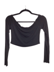 SHEIN Women Crop Tops Regular fit in Black - S