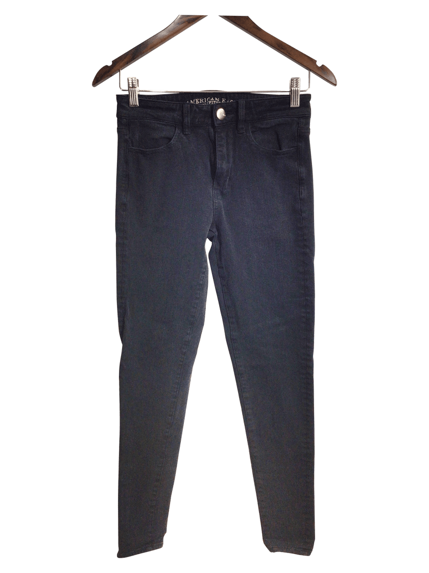 AMERICAN EAGLE Women Straight-Legged Jeans Regular fit in Black - 2