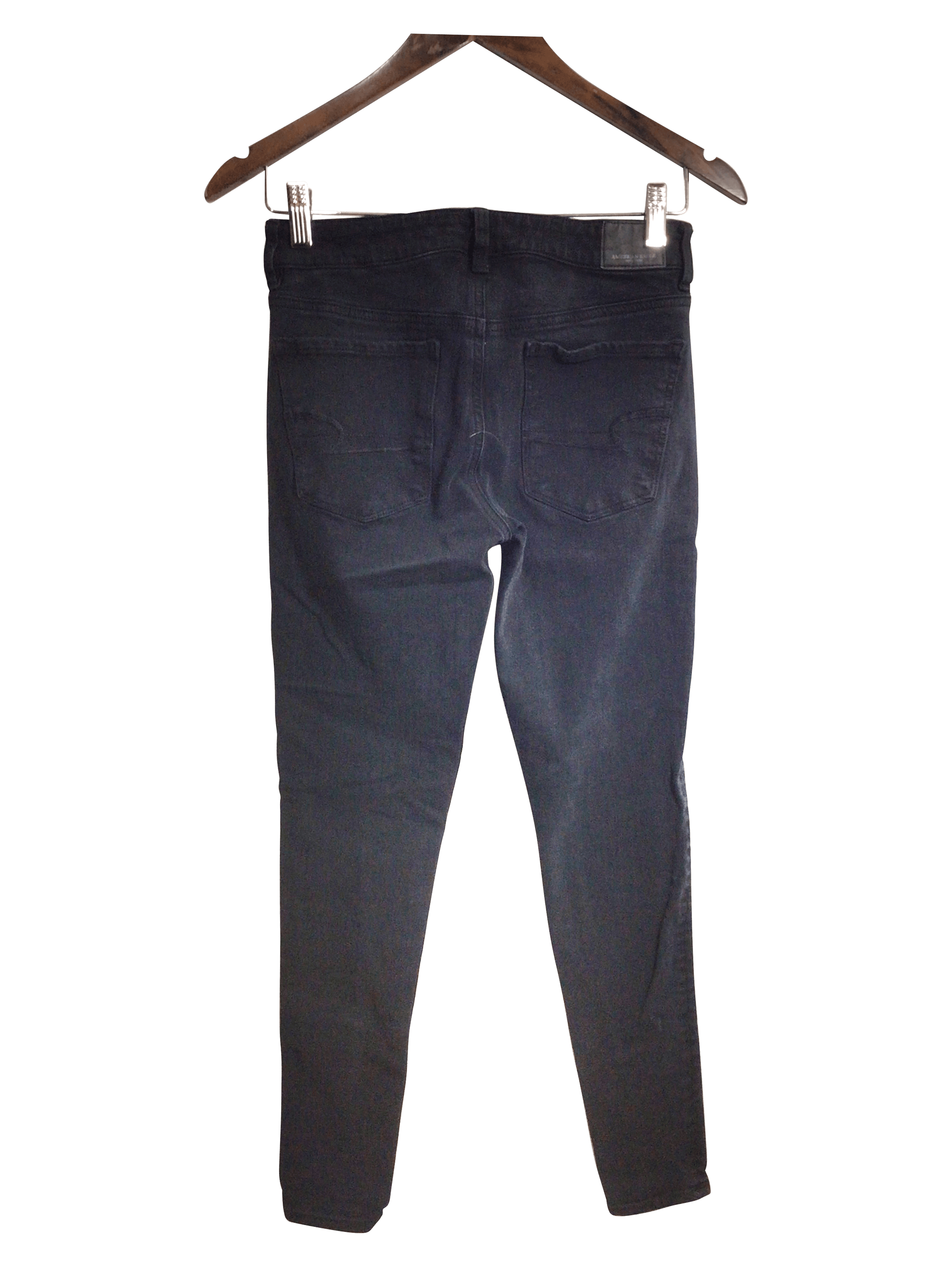 AMERICAN EAGLE Women Straight-Legged Jeans Regular fit in Black - 2