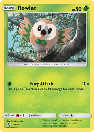 Rowlet - SM01 SM01/248 - SM Promos Holofoil