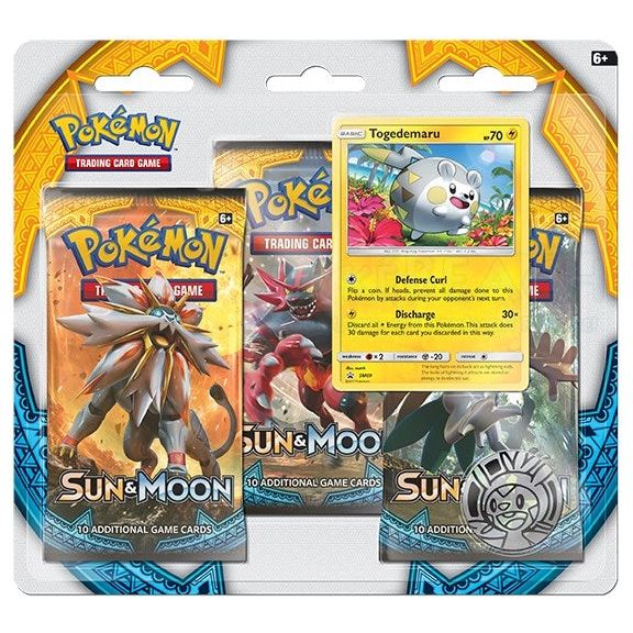Sun & Moon Base Set 3 Pack Blister [Togedemaru]