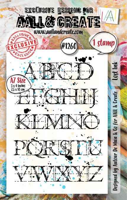 AALL and Create - A7 Stamp Set - Lost Ink