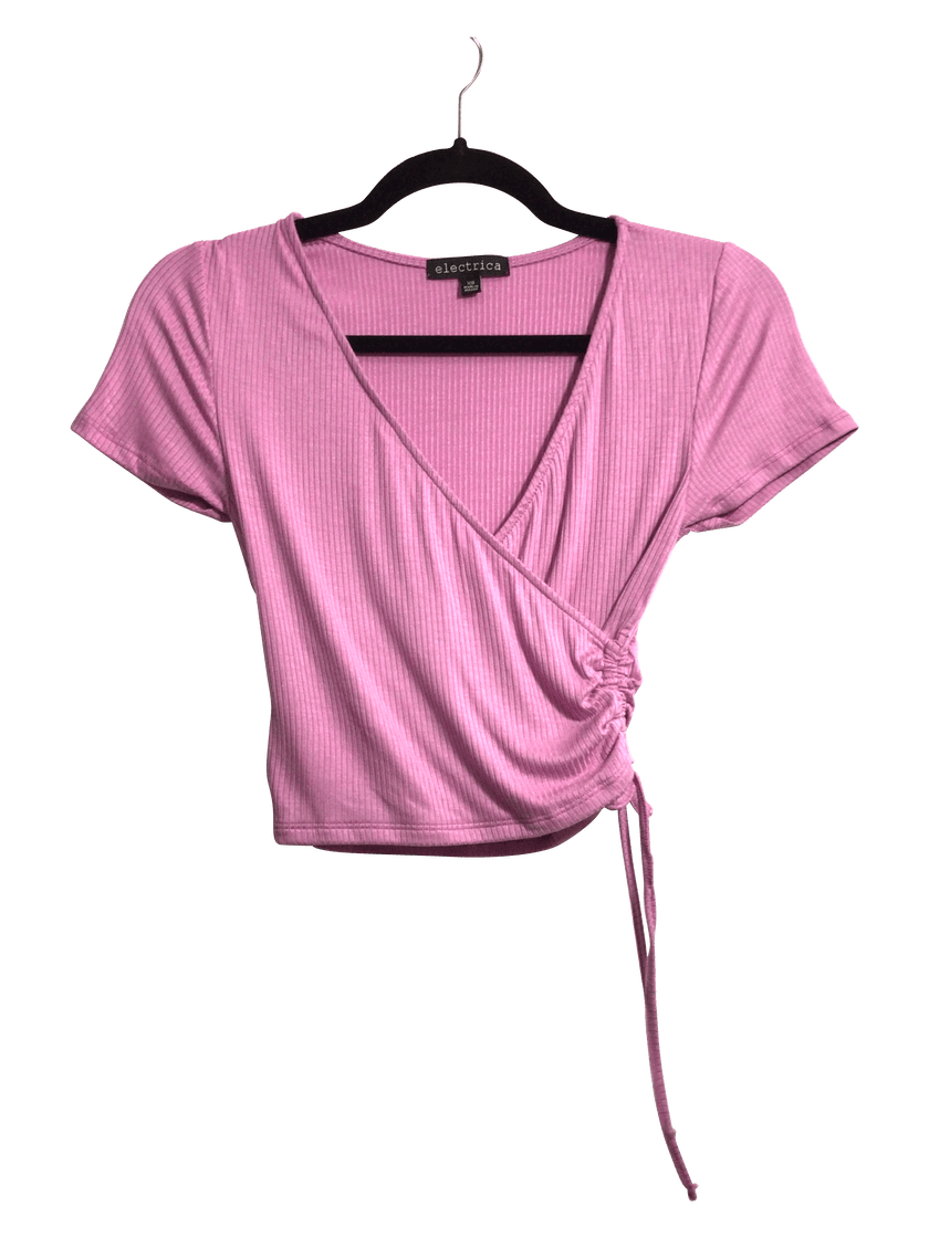 ELECTRICA Women Crop Tops Regular fit in Pink - XS