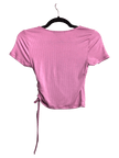 ELECTRICA Women Crop Tops Regular fit in Pink - XS