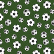 World Cup by Benartex - Soccer Balls - White on Green