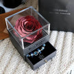 Eternal Flower Rose Jewelry Box for Birthday Presents Valentines Day Wedding Gift Box