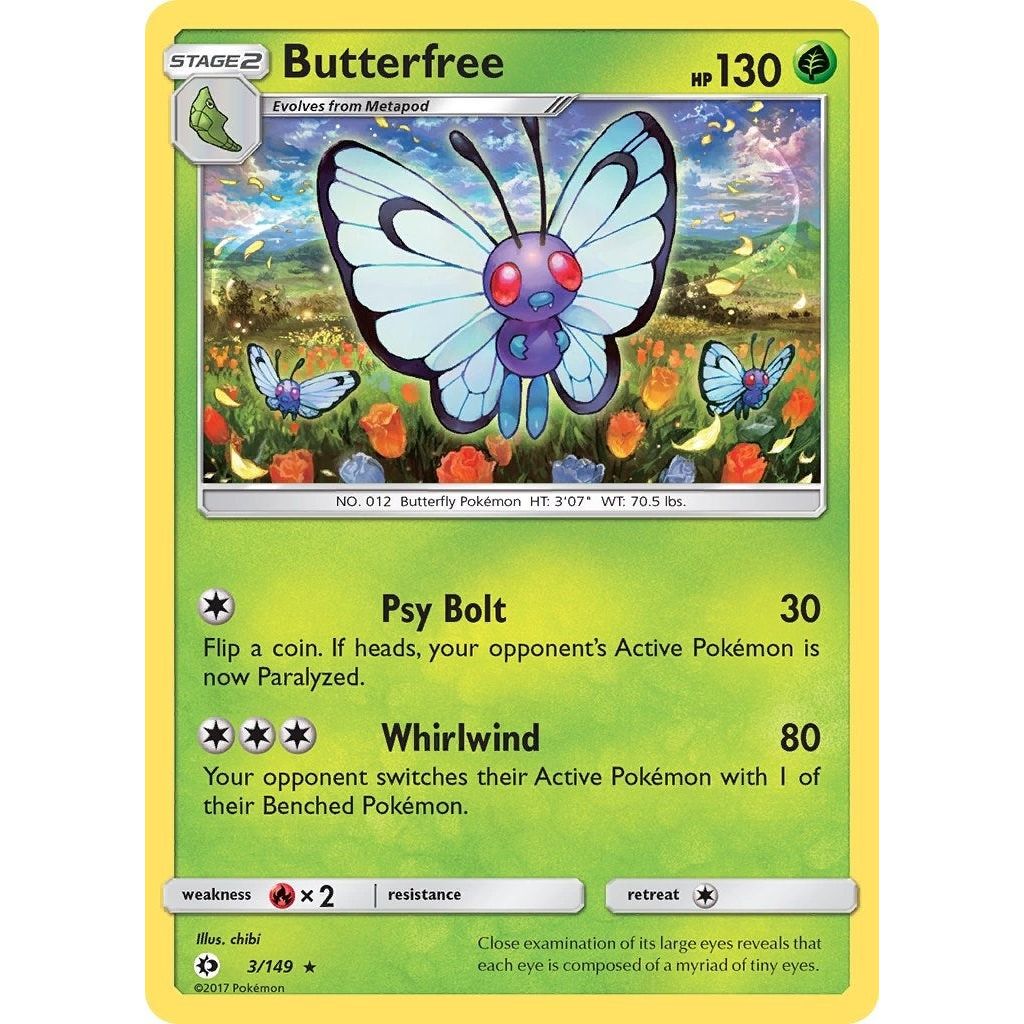 Butterfree (3/149) (SM01)