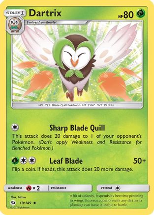 Dartrix 10/149 - SM Base Set