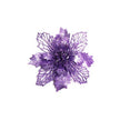 Glitter Artifical Christmas Flowers Christmas Tree Decorations For Home Fake Flowers Xmas Ornaments New Year Decor