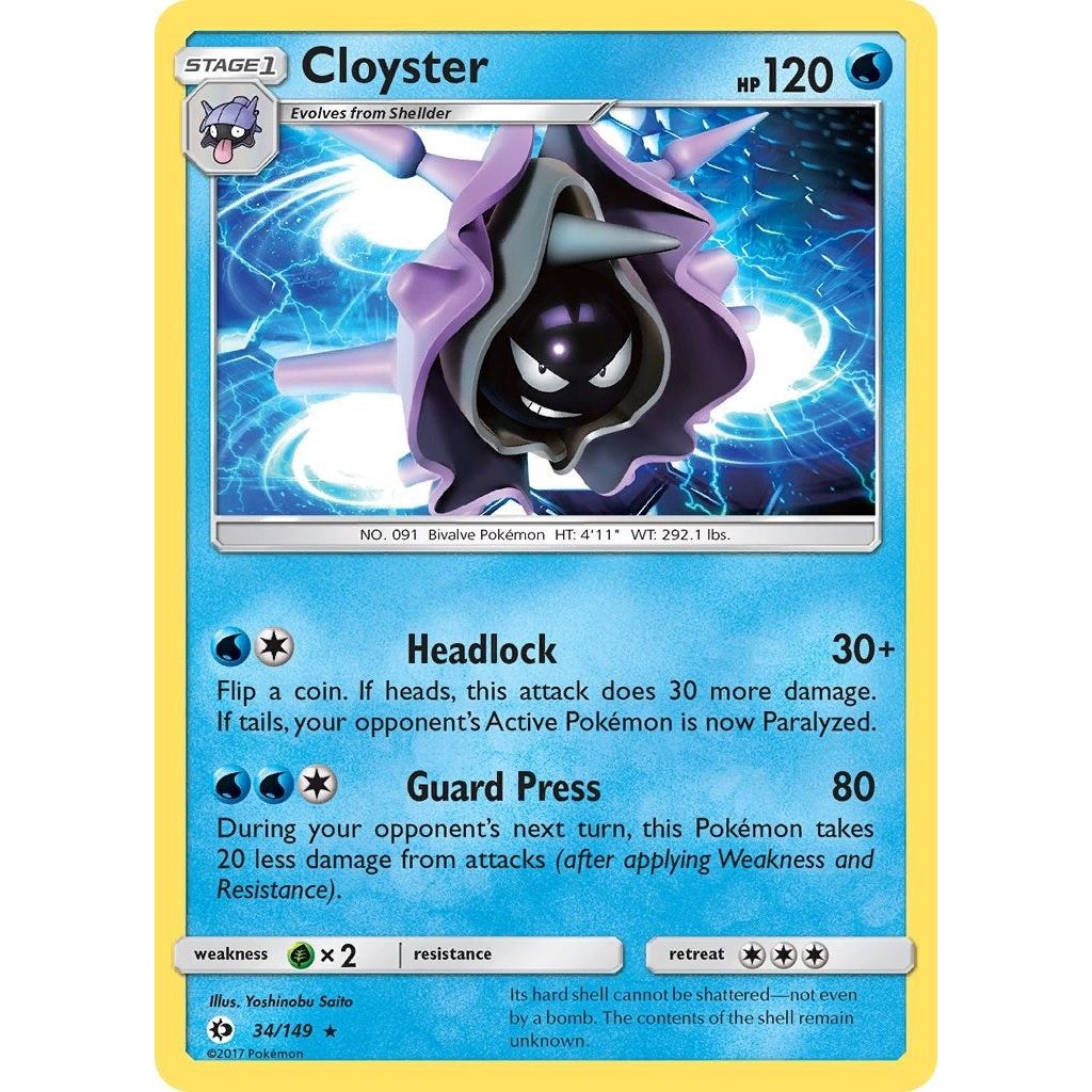 Cloyster (34/149) (SM01)