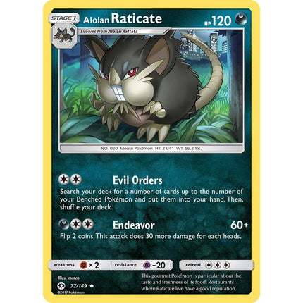 Alolan Raticate (77/149) (SM01)