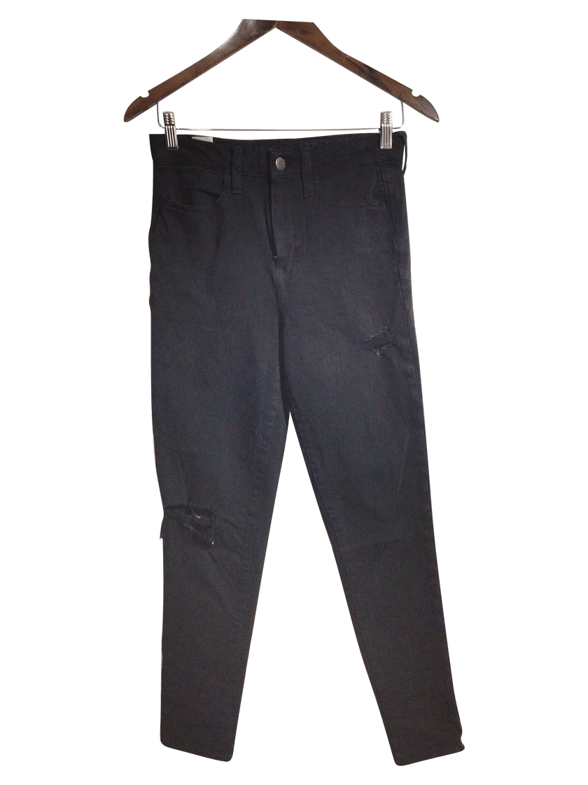 AMERICAN EAGLE Women Straight-Legged Jeans Regular fit in Black - 4