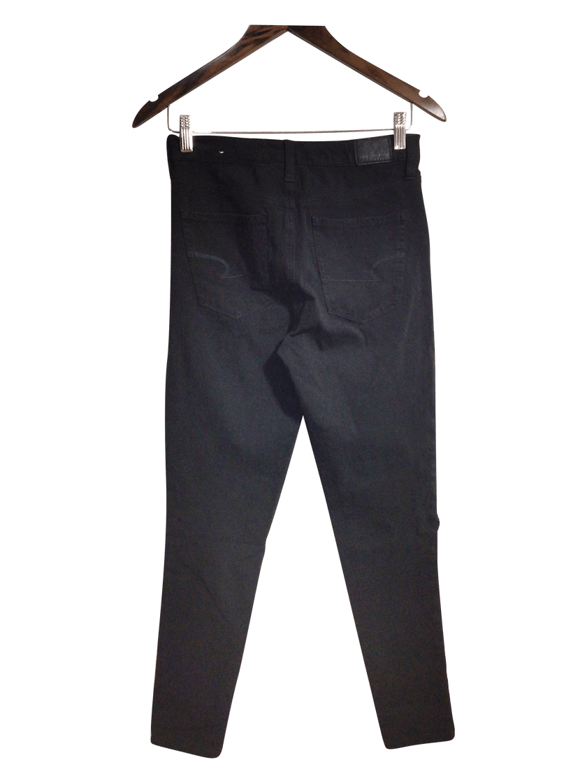 AMERICAN EAGLE Women Straight-Legged Jeans Regular fit in Black - 4