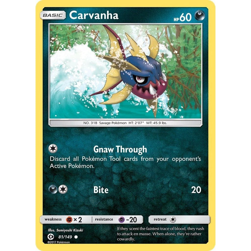 Carvanha (81/149) (SM01)