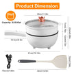 Electric Hot Pot Non-Stick Frying Pan Portable Rapid Noodles Cooker Electric Skillet