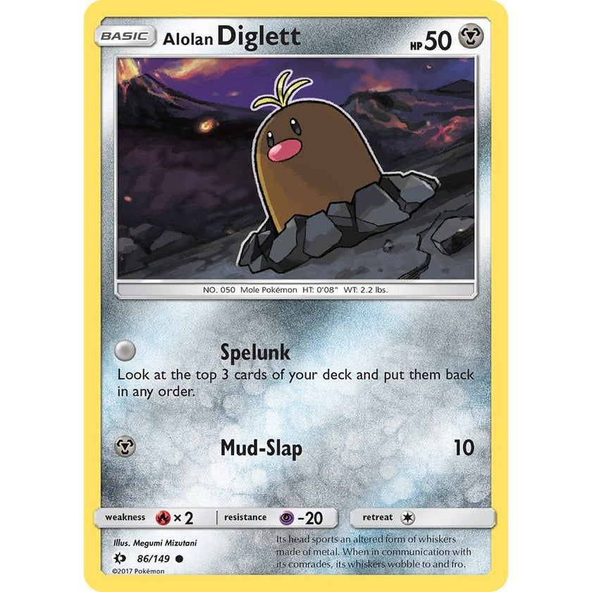 Alolan Diglett (86/149) (SM01)