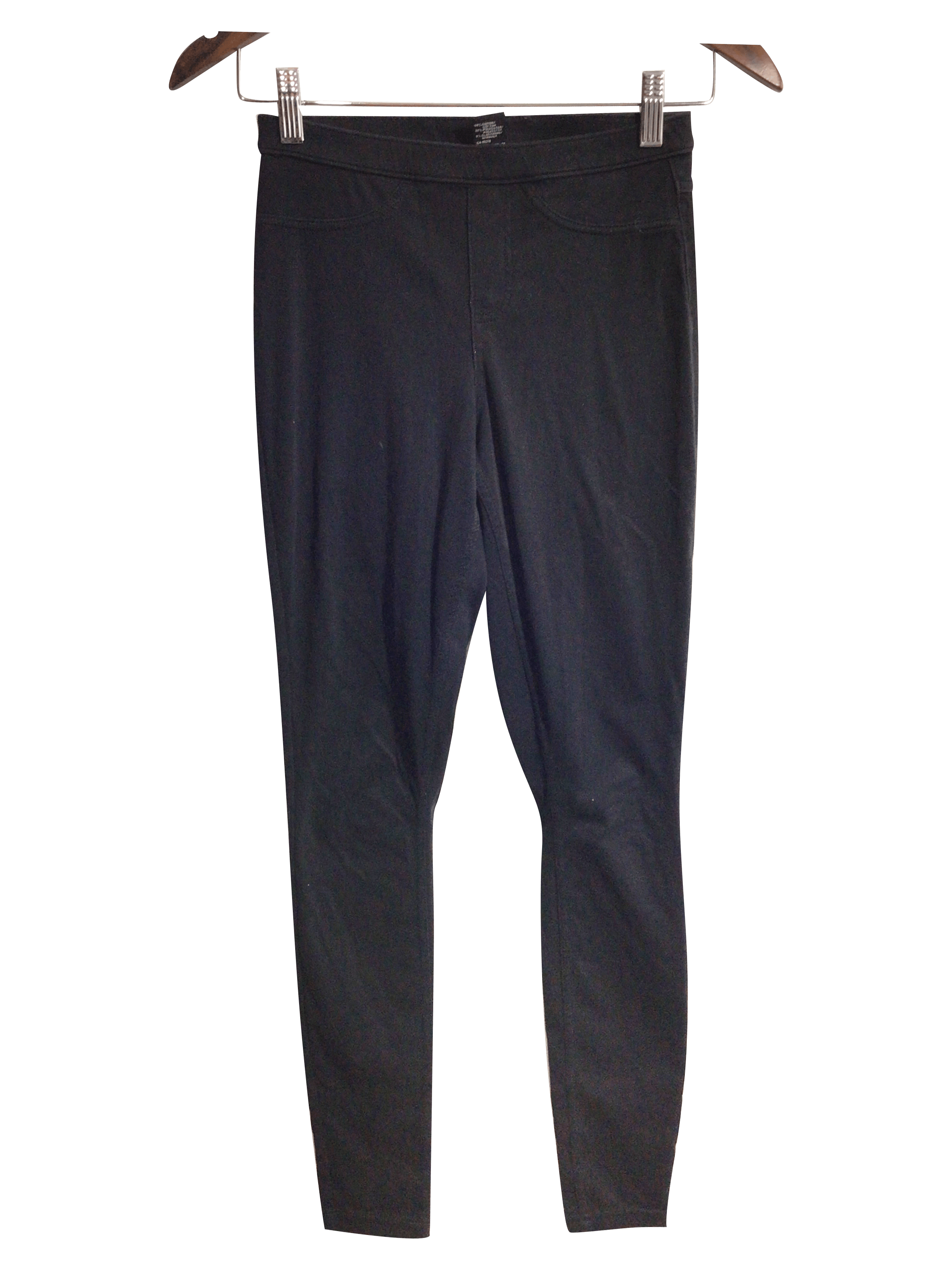 HUE Women Work Pants Regular fit in Black - XS