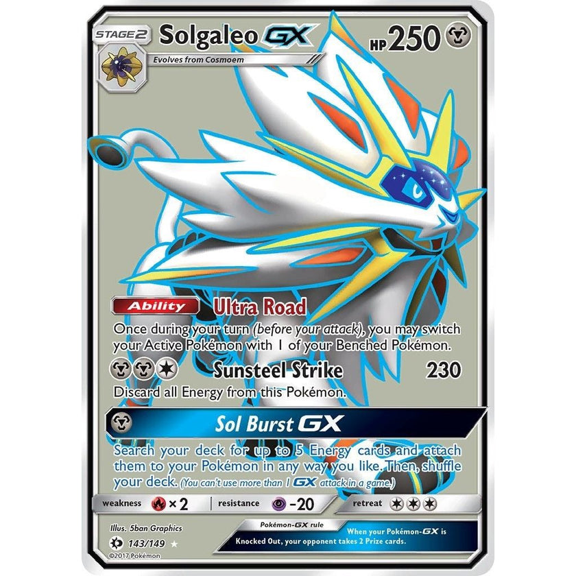 Solgaleo GX (Full Art) (143/149) (SM01)