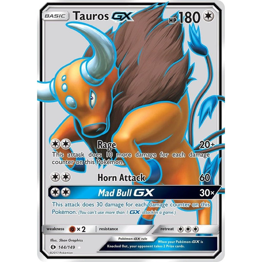 Tauros GX (Full Art) (144/149) (SM01)