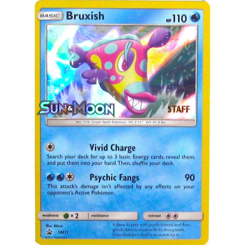Bruxish - SM11 (Prerelease) [Staff] (SM11) (SMP)