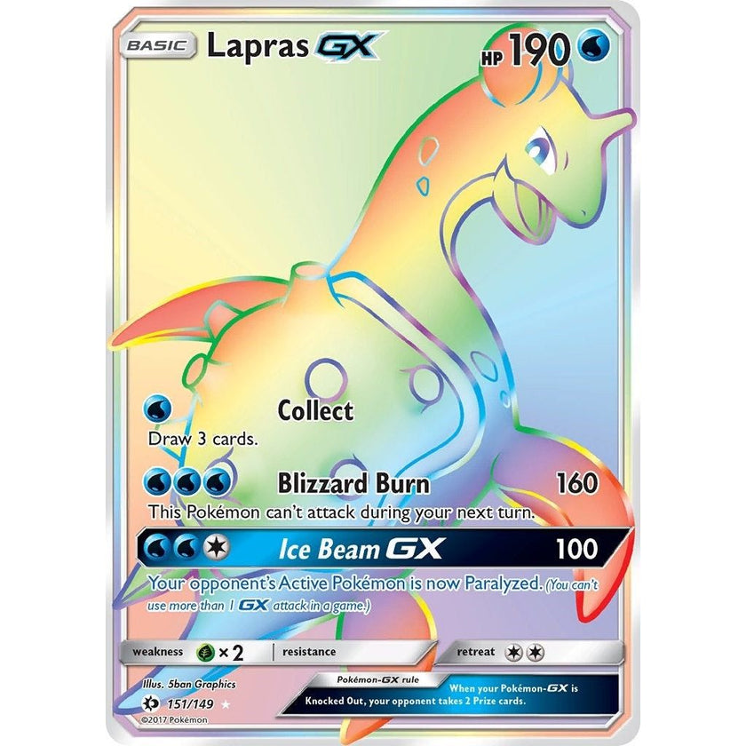 Lapras GX (Secret) (151/149) (SM01)