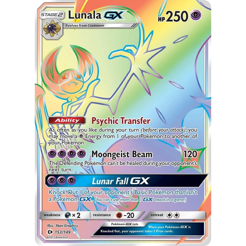 Lunala GX (Secret) (153/149) (SM01)