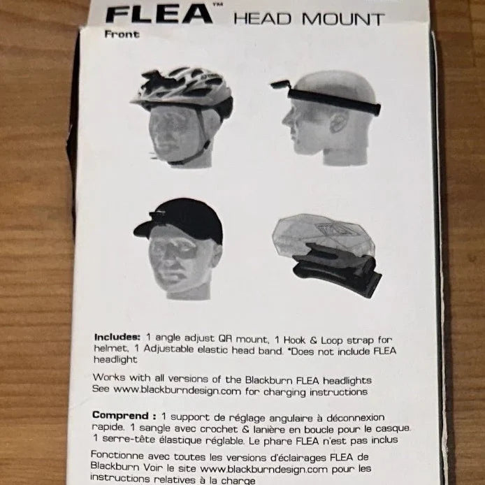 Blackburn Flea Bike Light Helmet / Head / Hat Mount Kit