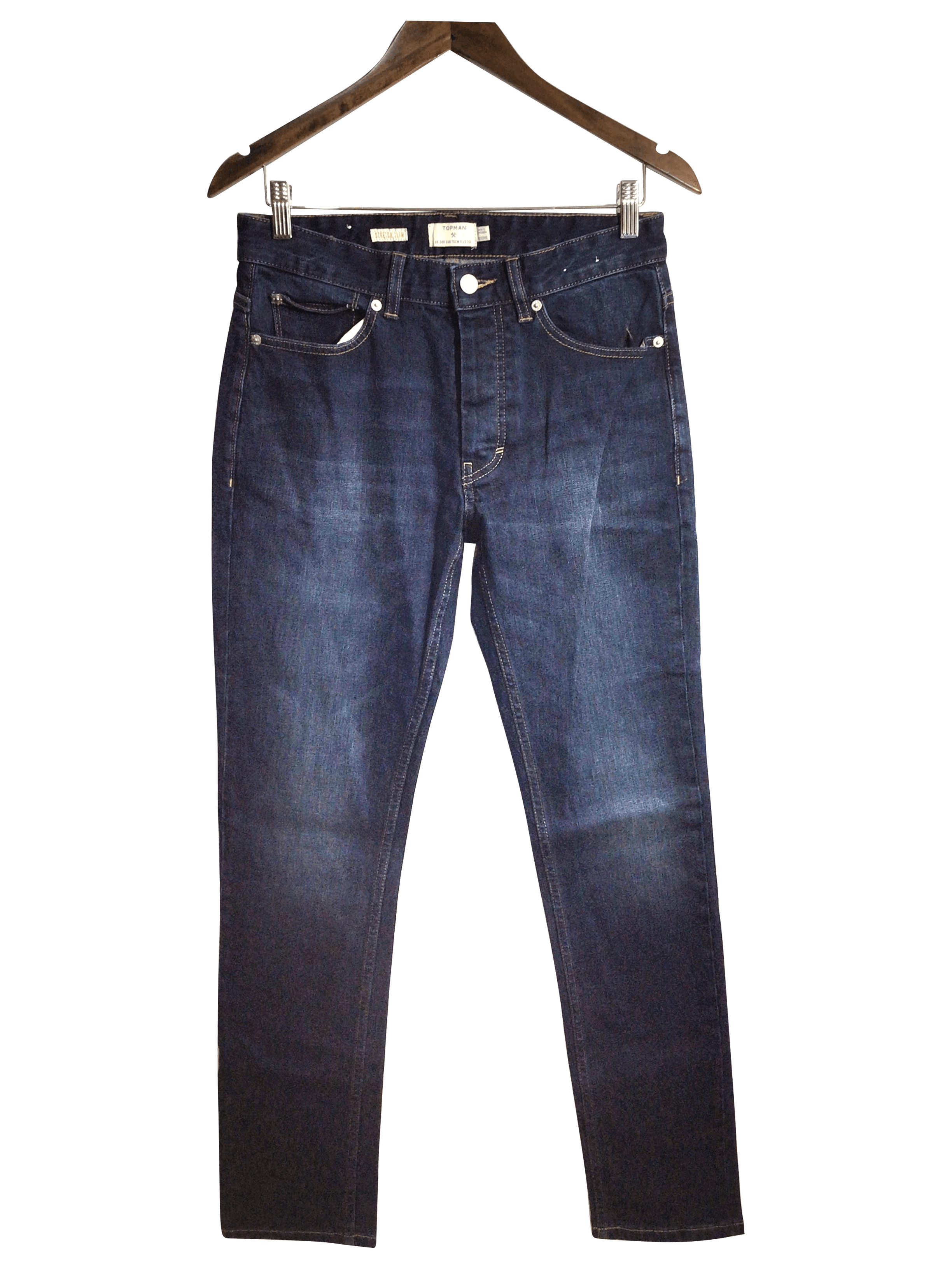 TOPMAN Men Straight-Legged Jeans Regular fit in Blue - 30