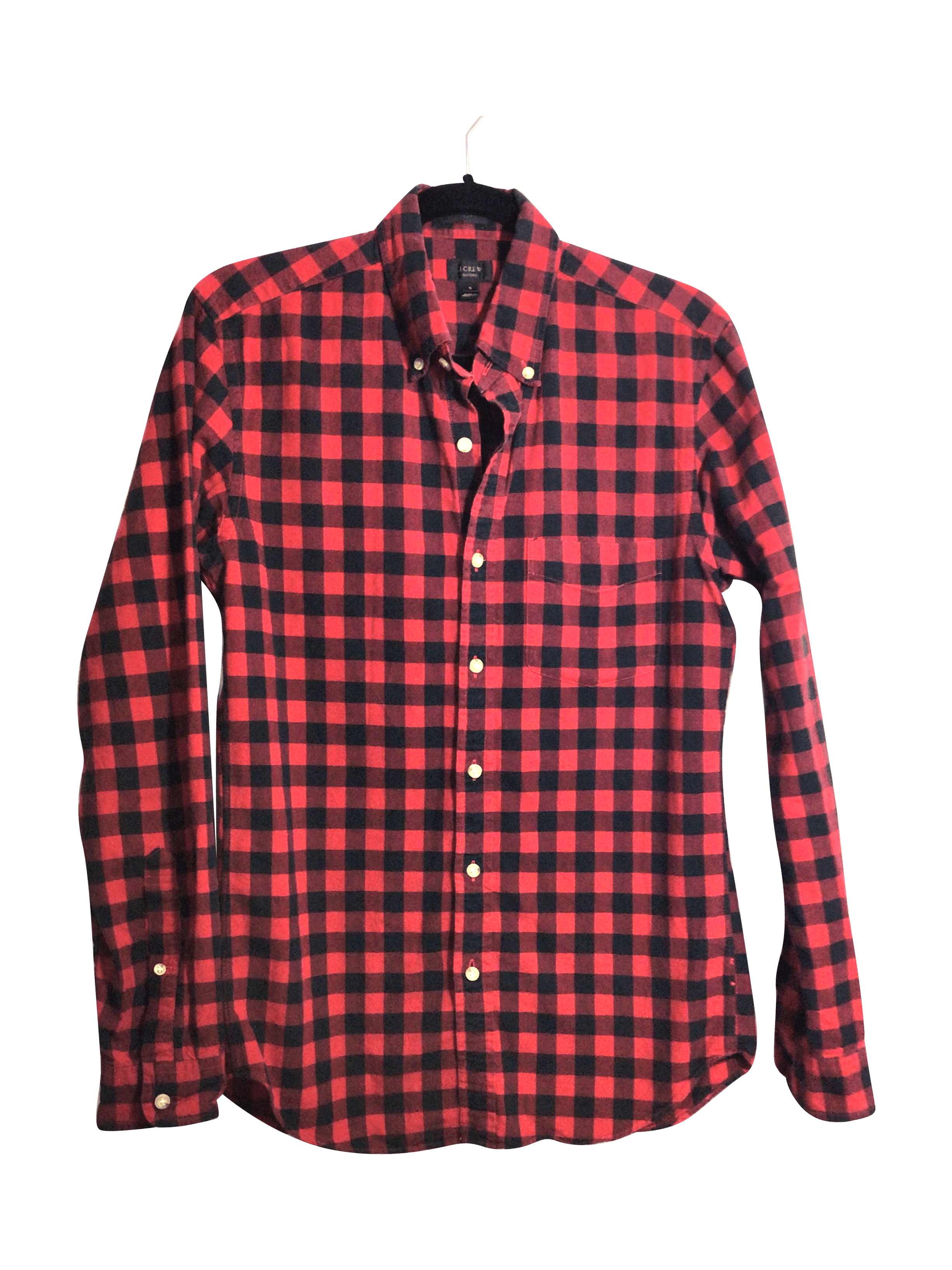 J. CREW Men Button Down Tops Regular fit in Red - S