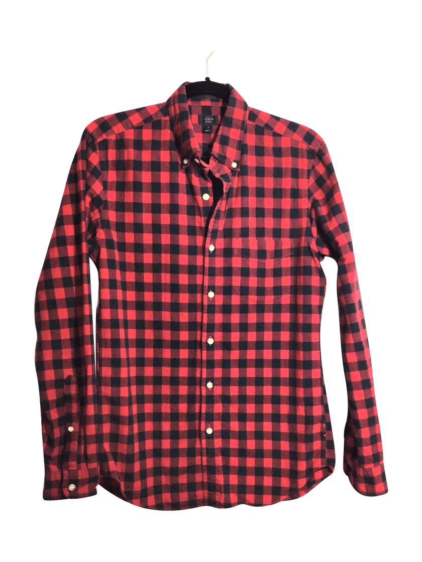 J. CREW Men Button Down Tops Regular fit in Red - S