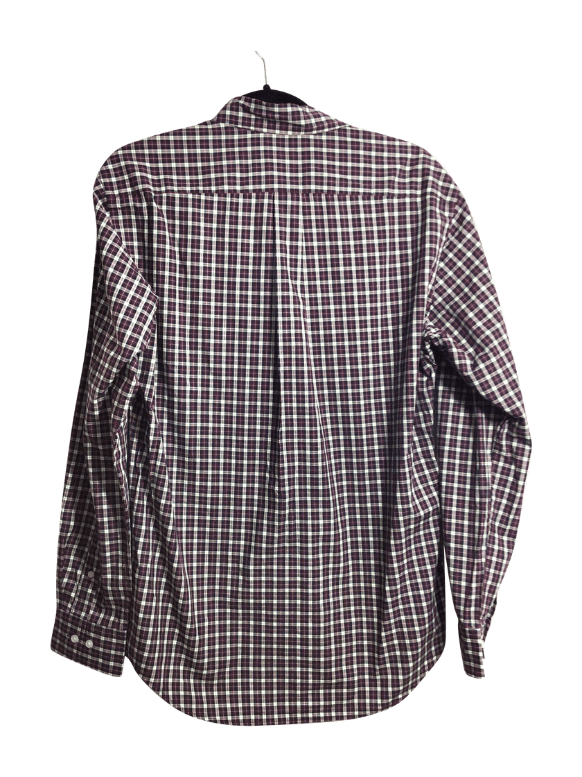 UNIQLO Men Button Down Tops Regular fit in Red - S