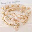 Crystal Figure Eight Crown Drop Bracelet – Rhinestone Charm Bracelet for Women