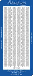 Deco Stickers - Lacey Daisies Ribbon