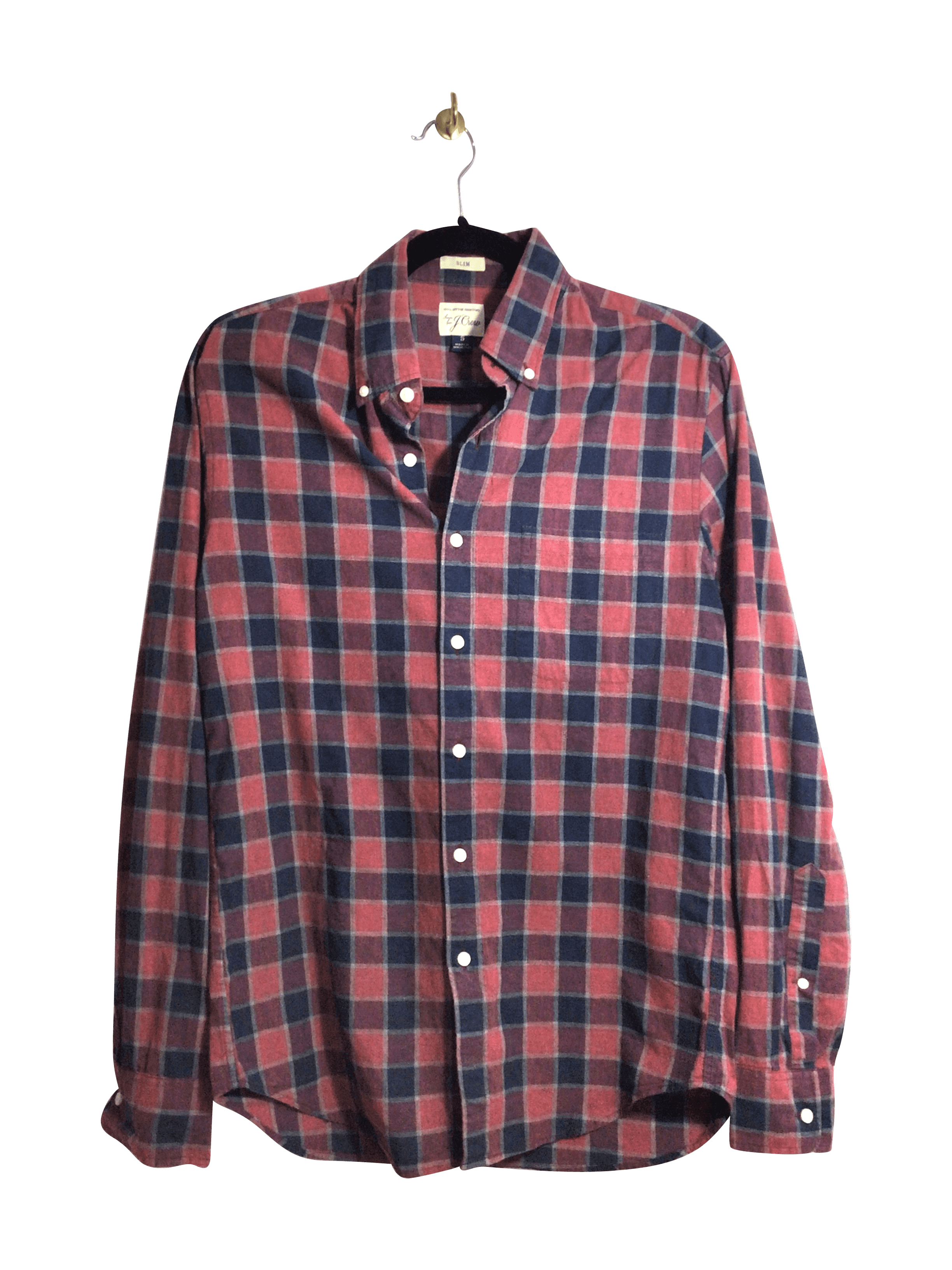 J. CREW Men Button Down Tops Regular fit in Red - S