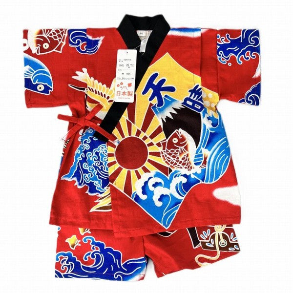 [Pre-Order] Made in Japan Jinbei Set: Treasure Ship 2-Piece Set (Tsumugi Cotton) (Save 50% in January)