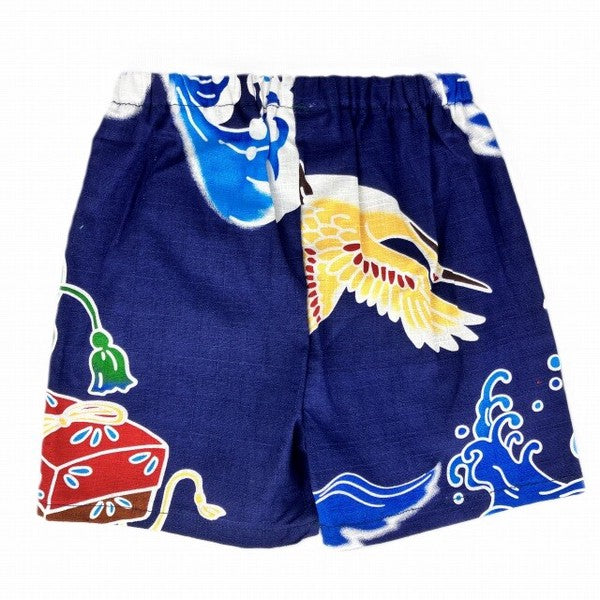 [Pre-Order] Made in Japan Jinbei Set: Treasure Ship 2-Piece Set (Tsumugi Cotton) (Save 50% in January)