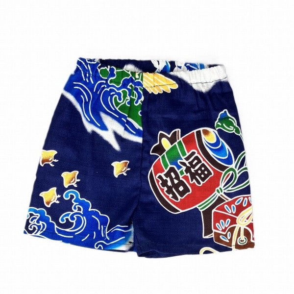[Pre-Order] Made in Japan Jinbei Set: Treasure Ship 2-Piece Set (Tsumugi Cotton) (Save 50% in January)